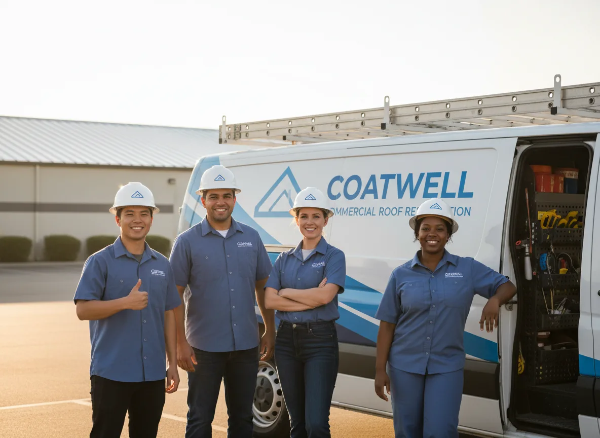 Commercial roof coating company in Spooner, WI